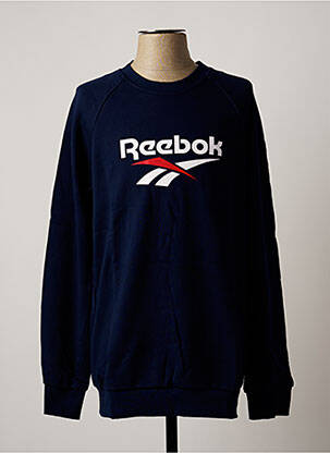 Mikroskopas bordo kraštų apdaila ilgos rankovės mėlyna REEBOK vyras
