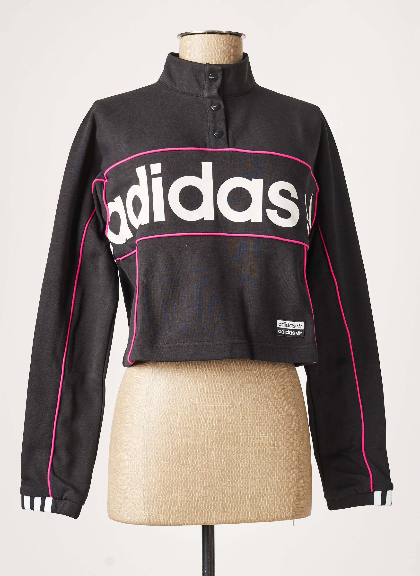 Mikroskopas be gobtuvų juodas ADIDAS moteris