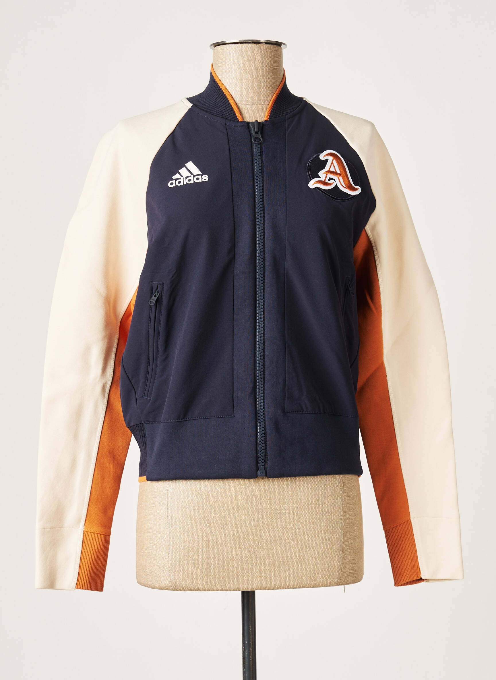 Kasdienis švarkas kišenės mėlyna ADIDAS moteris