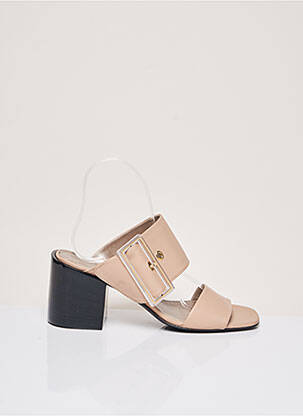 Mule/sabotai lygus medžiaga kulnas nuo 7 iki 9 cm bežinis ATTILIO GIUSTI LEOMBRUNI moteris