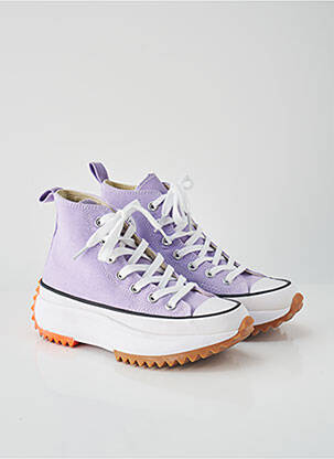 Bėgimo bateliai platforma kulnas nuo 4 iki 6 cm violetinis CONVERSE moteris
