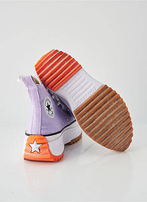 Bėgimo bateliai platforma kulnas nuo 4 iki 6 cm violetinis CONVERSE moteris