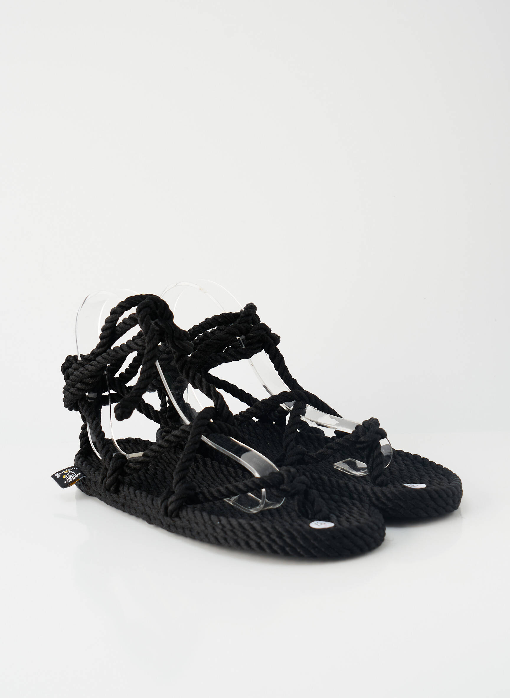 Espadrilės plokščias kulnas iki 3 cm juodas NOMADIC STATE OF MIND moteris