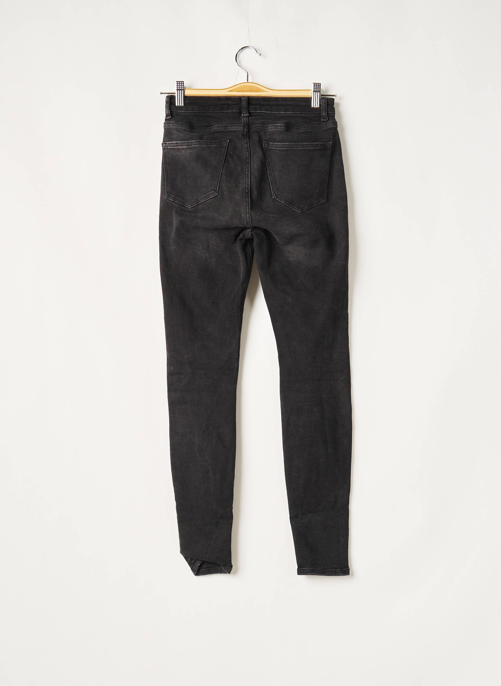 Lieknos džinsai aukšta talija aukšta talija juodas DENIM AVENUE moteris