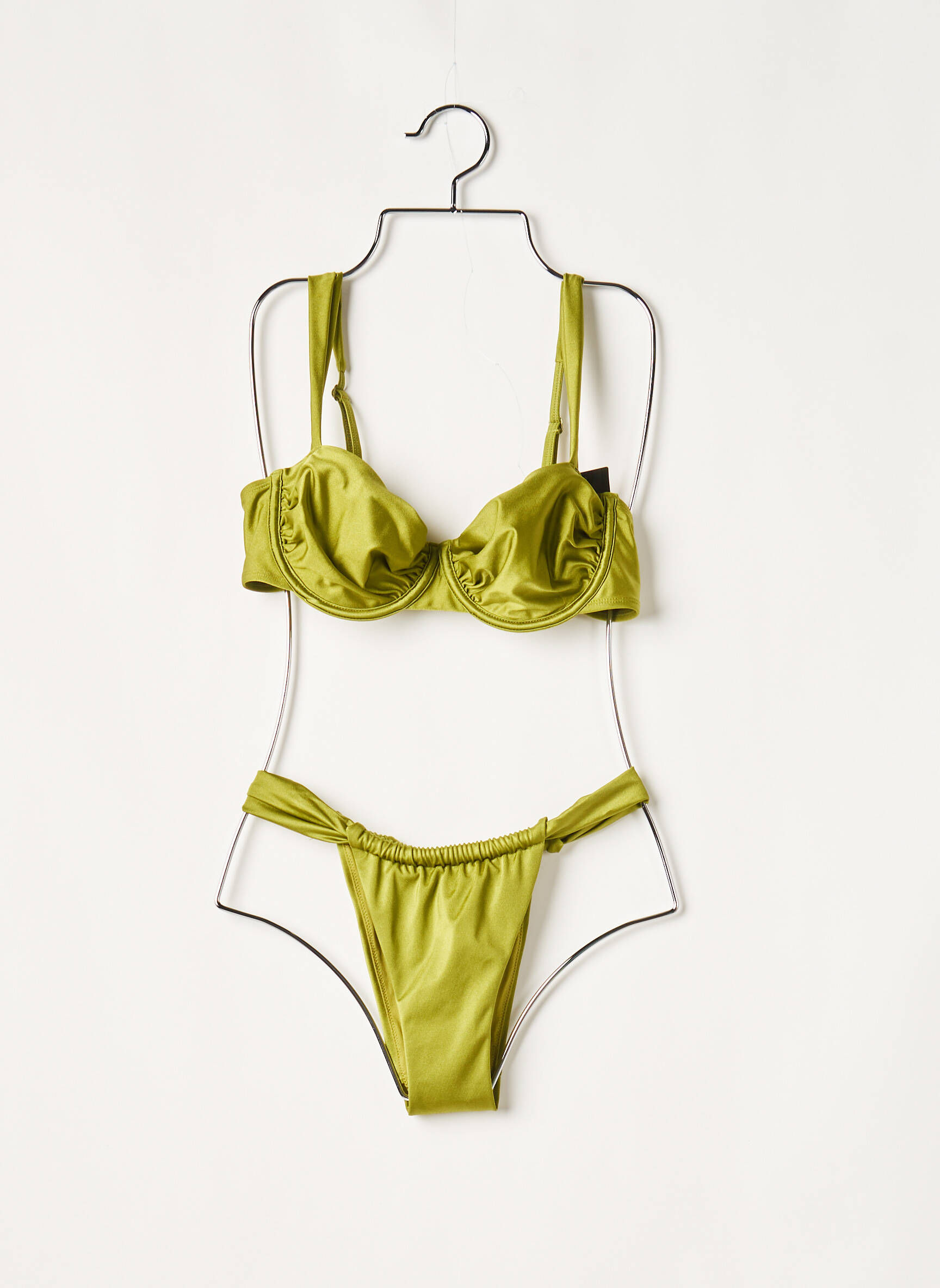 Dvivietis maudymosi kostiumėlis tamprumas žalias HUNKEMOLLER moteris