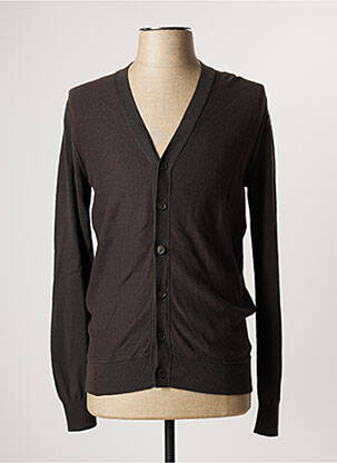 Ilgų rankovių liemenė col v rudas TERRE BLEUE vyras