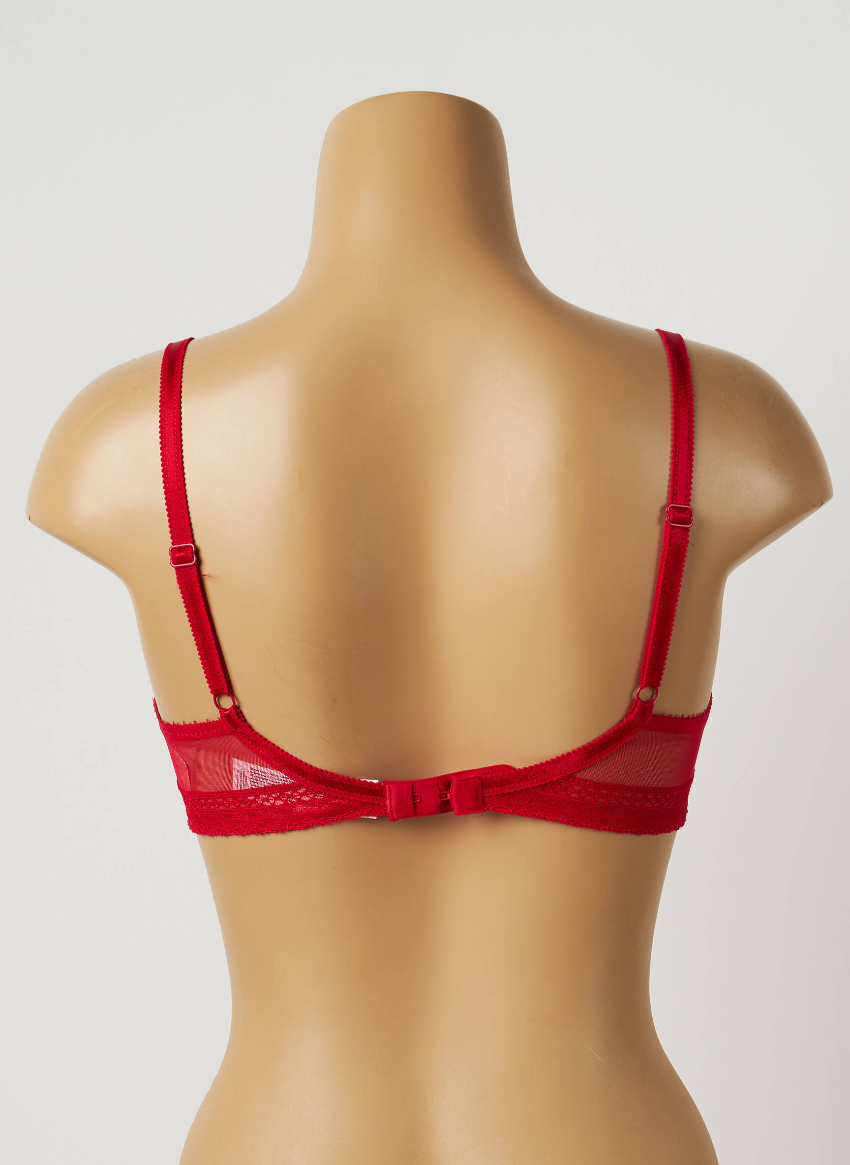 Liemenėlė push-up liemenėlė su aukštu palaikymu push-up liemenėlė su aukštu palaikymu raudona CHANTELLE moteris