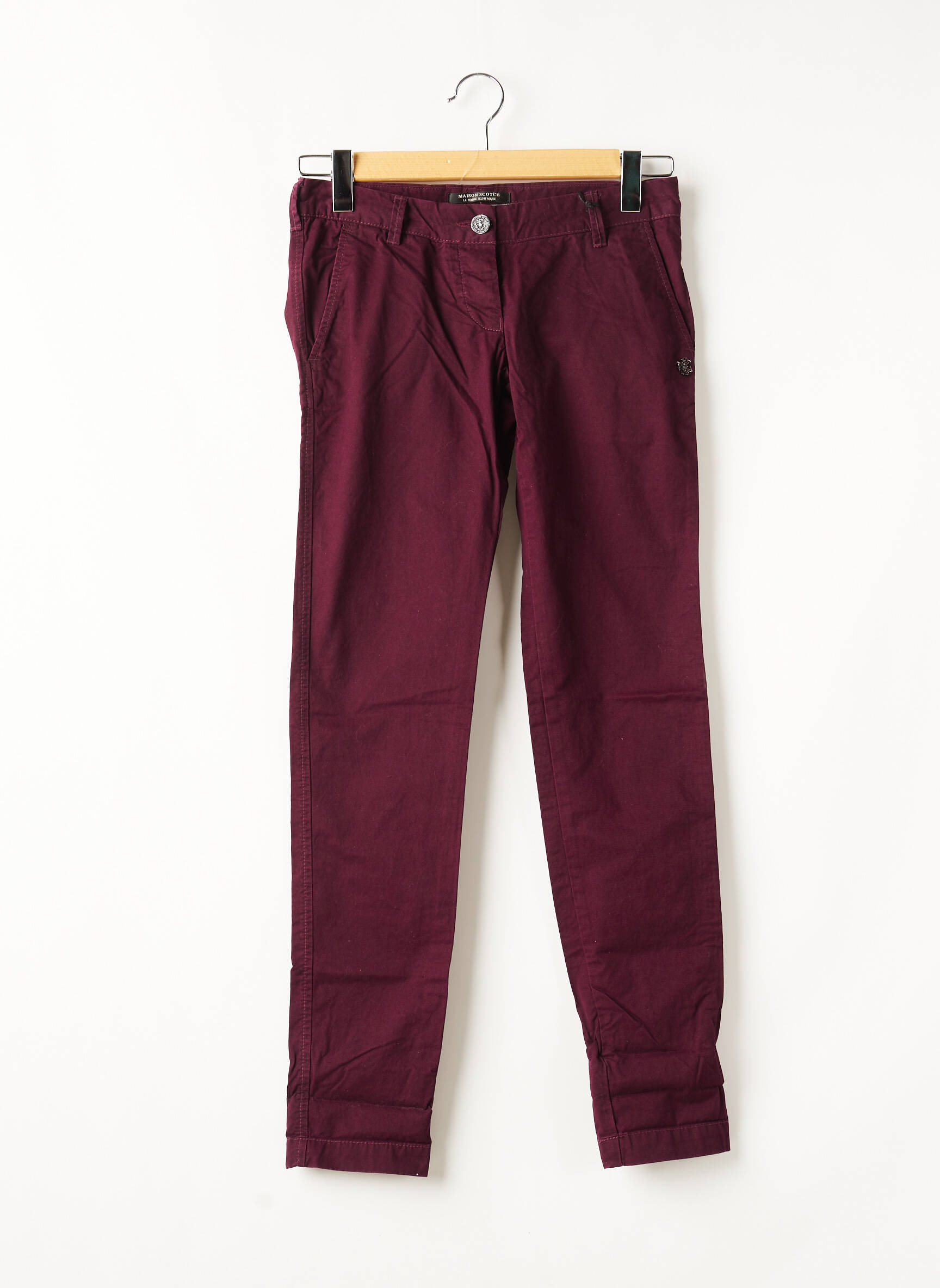 Tiesi kelnė normala dydis normala dydis violetinis MAISON SCOTCH moteris