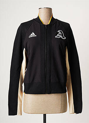 Kasdienis švarkas kišenės juodas ADIDAS moteris
