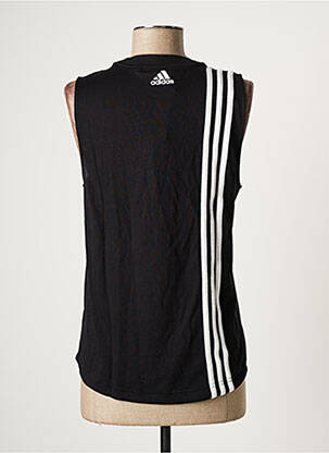 Marškiniai be rankovių tamprumas be rankų juodas ADIDAS moteris