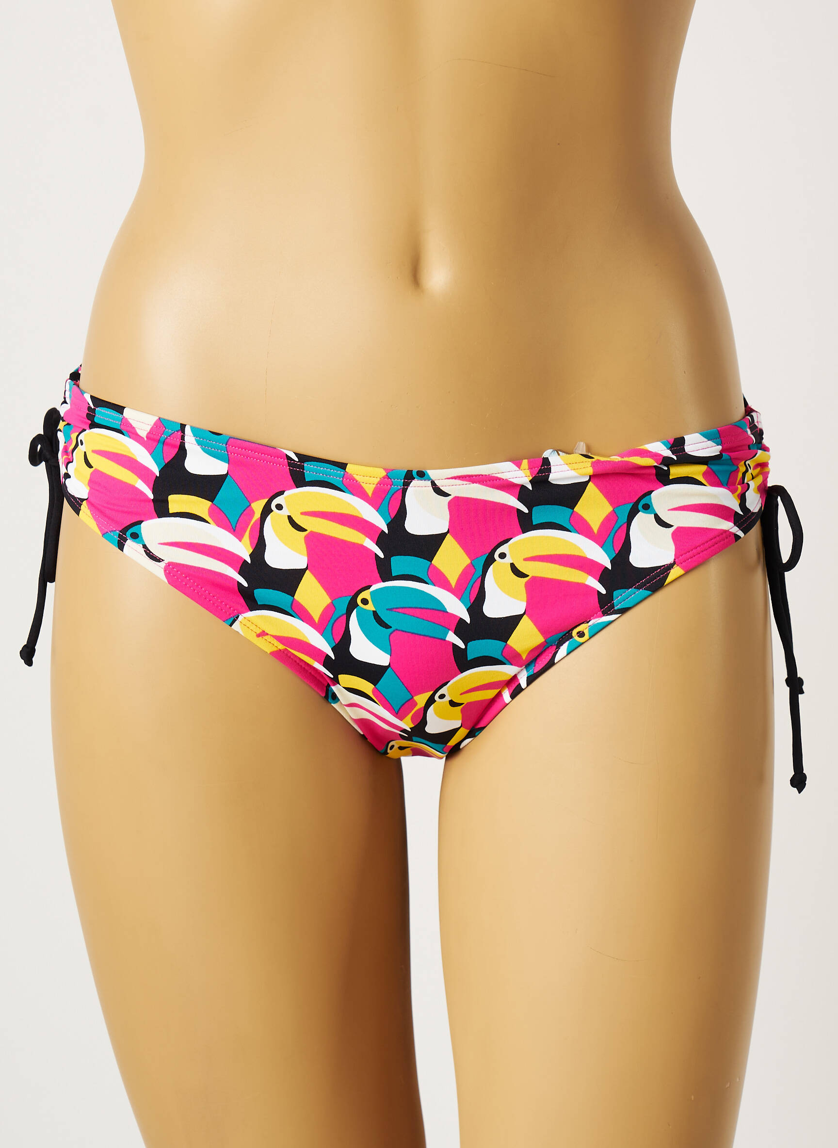 Maudymosi kelnaitės fantazijos raštas kelnaitės rožinė CHERRY BEACH moteris
