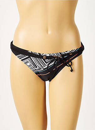 Maudymosi kelnaitės užsegimas su raišteliais kelnaitės juodas RIP CURL moteris