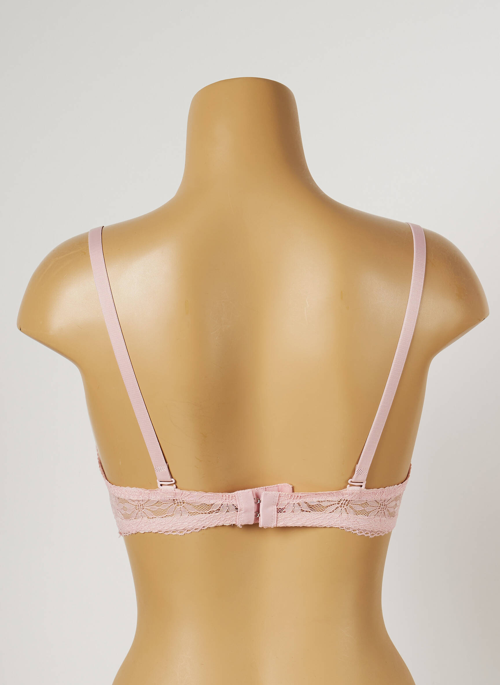 Liemenėlė push-up liemenėlė su aukštu palaikymu push-up liemenėlė su aukštu palaikymu rožinė HANA moteris