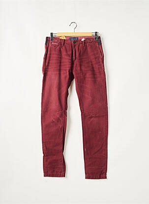 Chino kelnė uždarymas su užtrauktuku po mygtuku uždengimu normala dydis raudona SCOTCH & SODA moteris