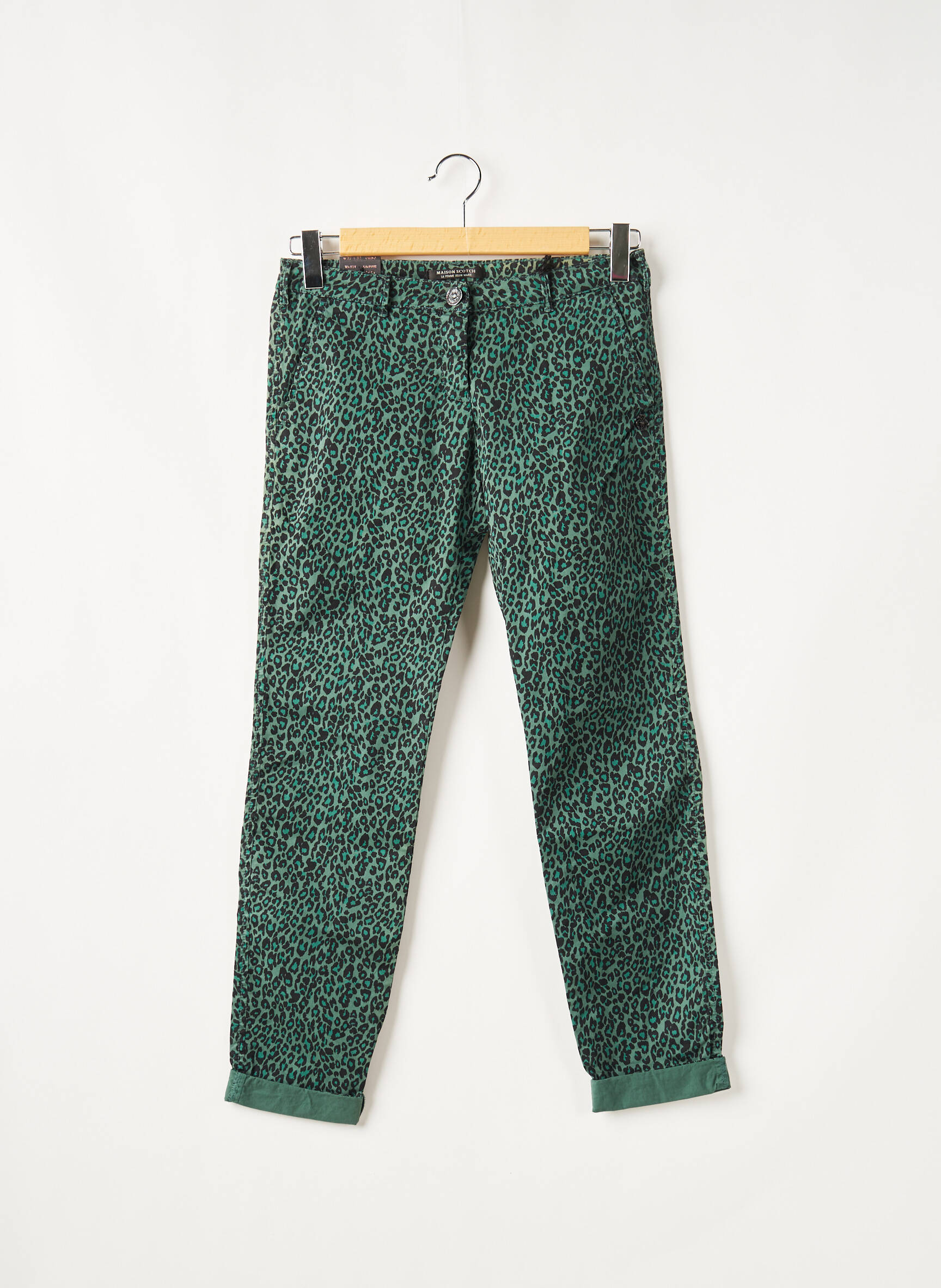 7/8 kelnės tamprumas normala dydis žalias MAISON SCOTCH moteris