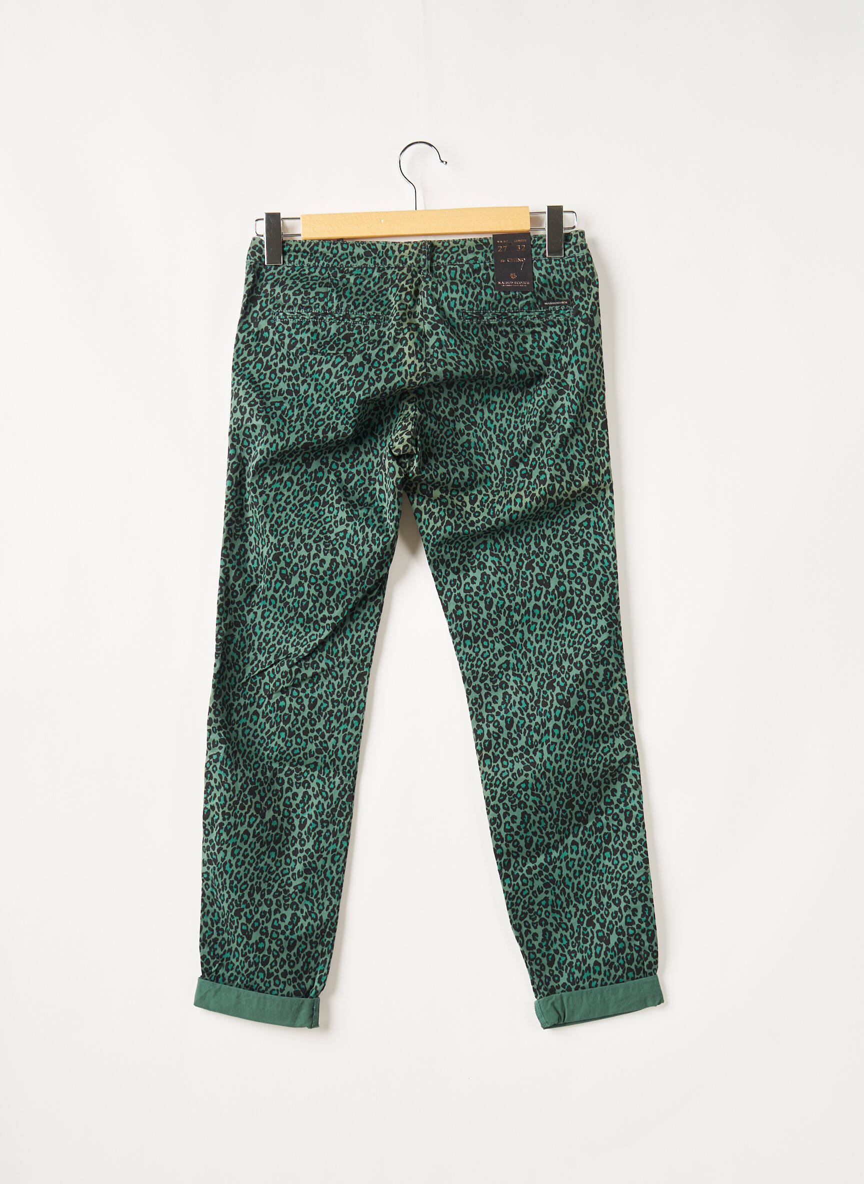 7/8 kelnės tamprumas normala dydis žalias MAISON SCOTCH moteris