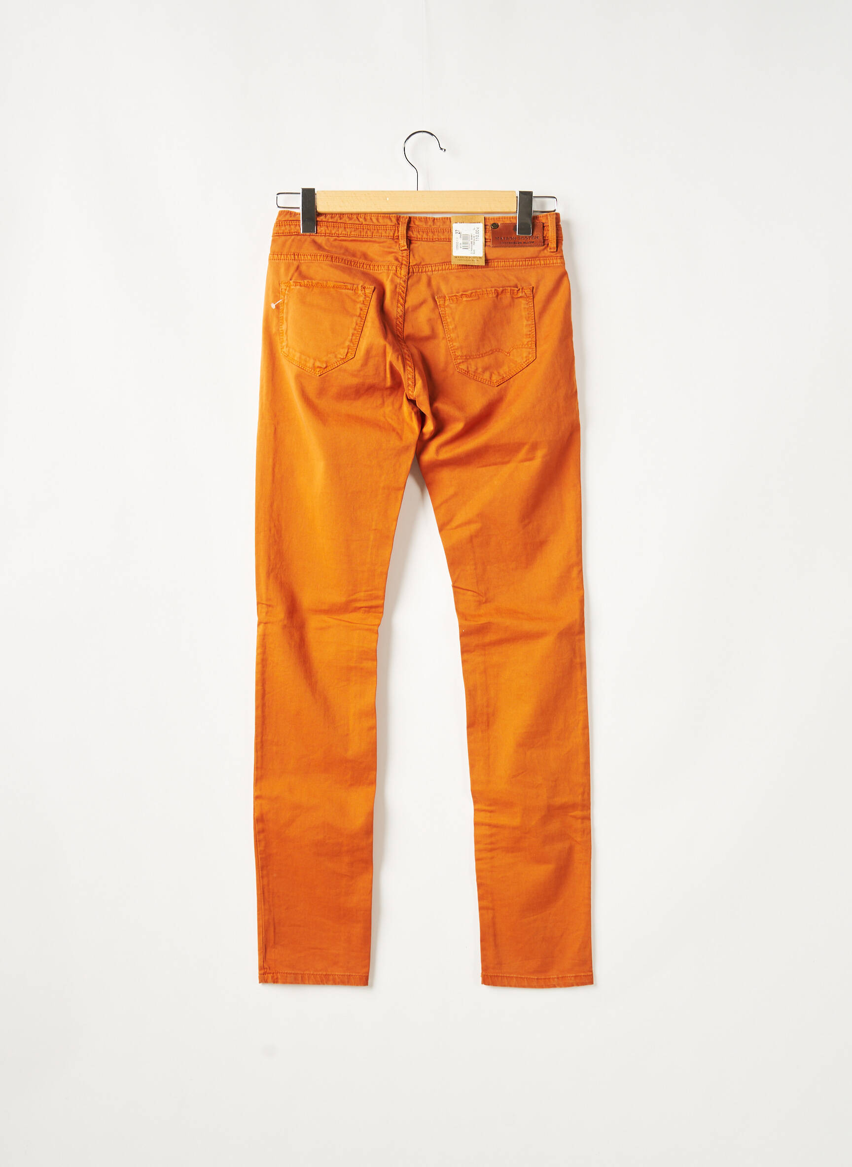 Lieknos kelnės tamprumas normala dydis oranžinė MAISON SCOTCH moteris