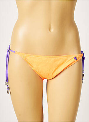 Maudymosi kelnaitės satino audinys bikini oranžinė BANANA MOON moteris