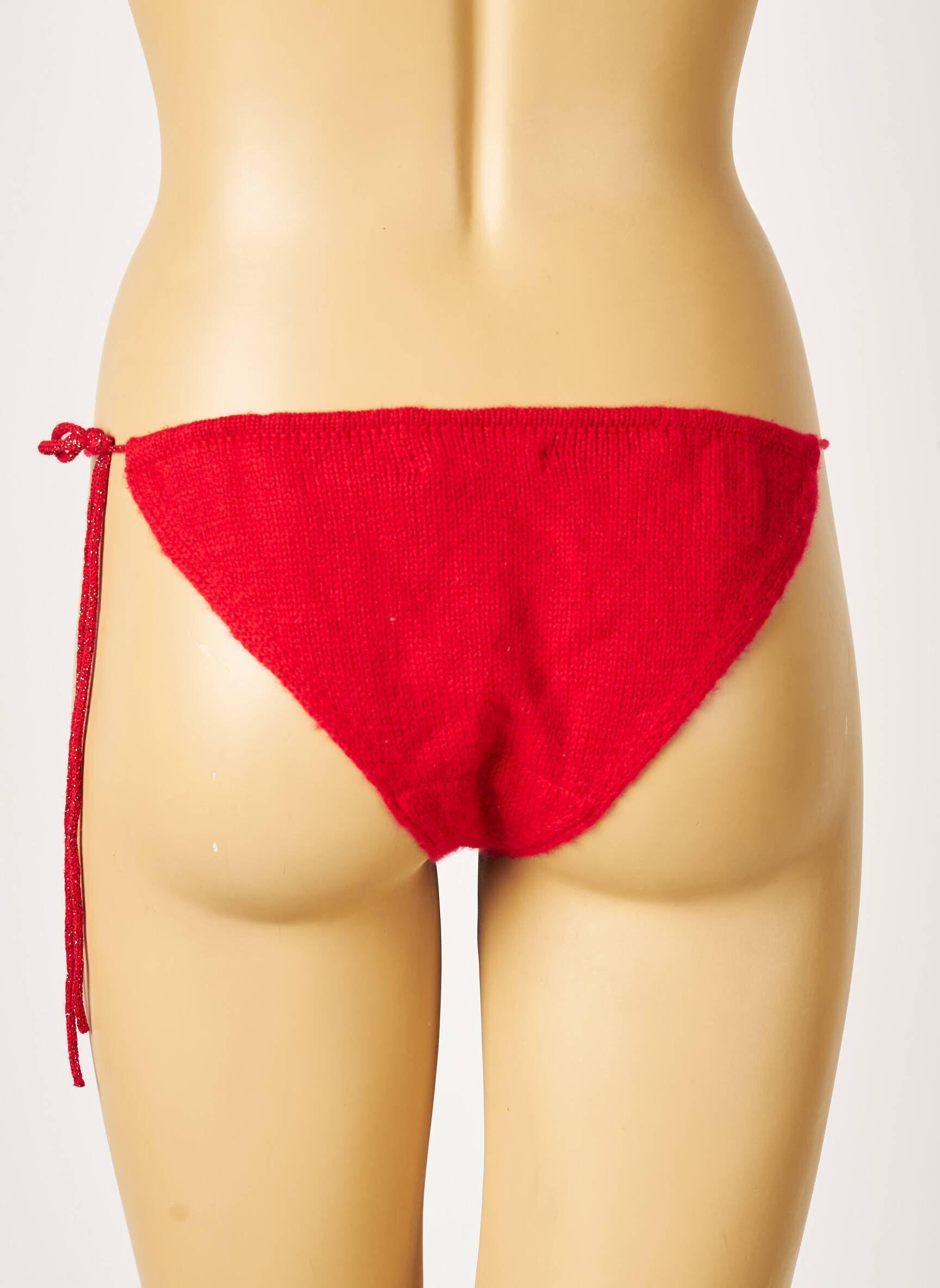Maudymosi kelnaitės užsegimas su raišteliais bikini raudona ZADIG & VOLTAIRE moteris