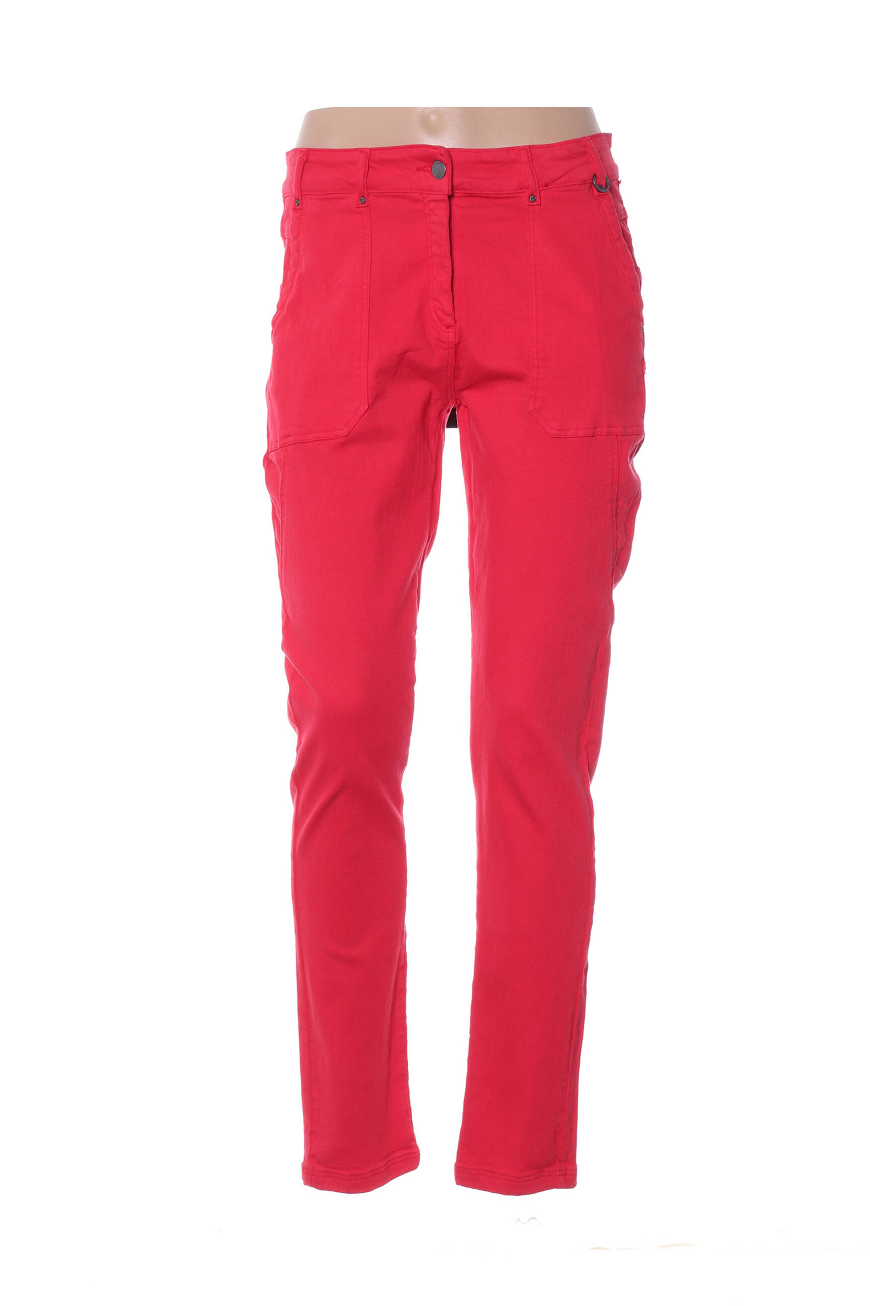 Pantalon aukšta talija aukšta talija raudona MADO ET LES AUTRES moteris