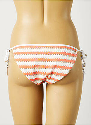Maudymosi kelnaitės užsegimas su raišteliais bikini oranžinė SEAFOLLY moteris