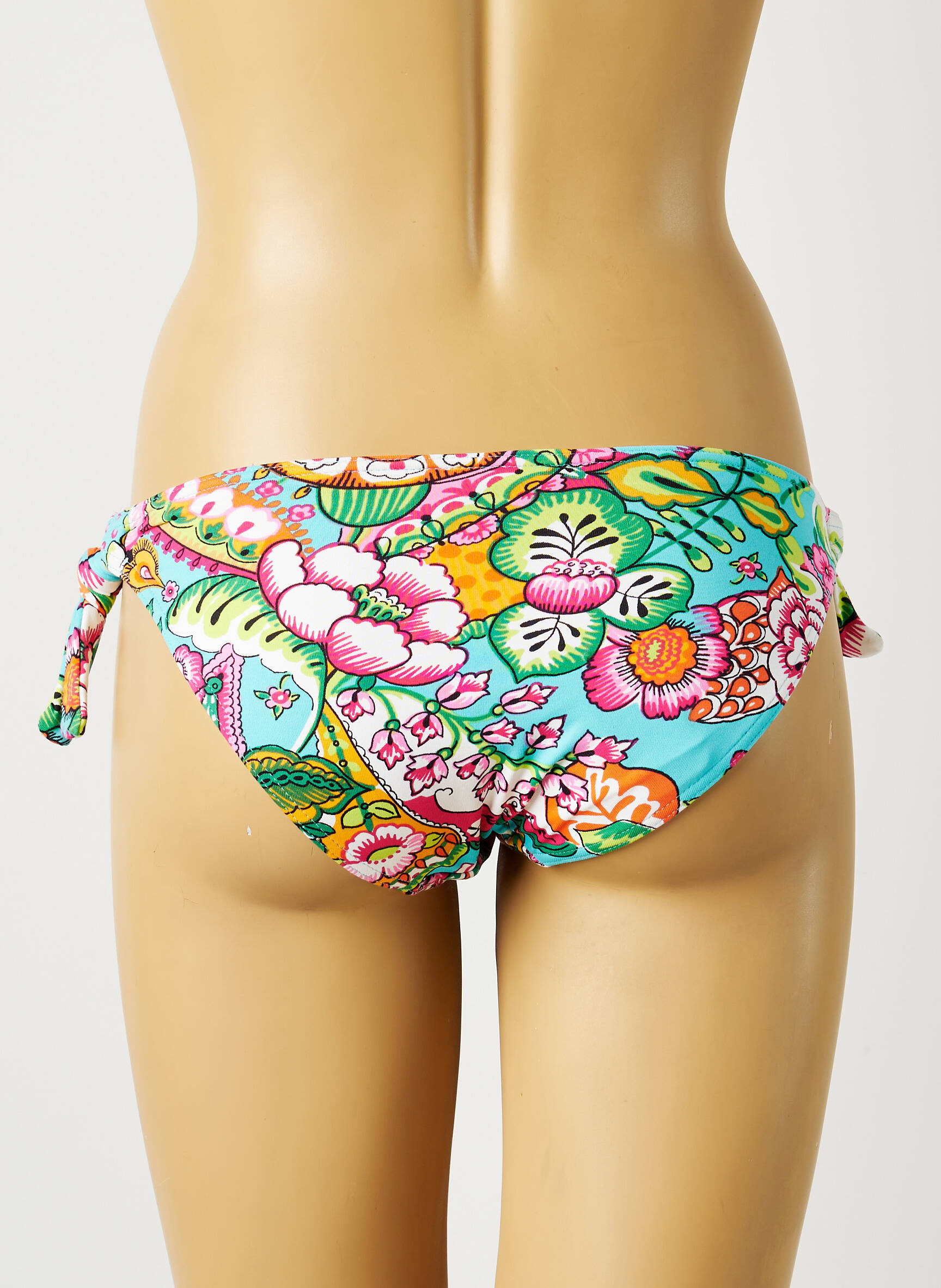 Maudymosi kelnaitės gėlių raštas bikini mėlyna FREYA moteris