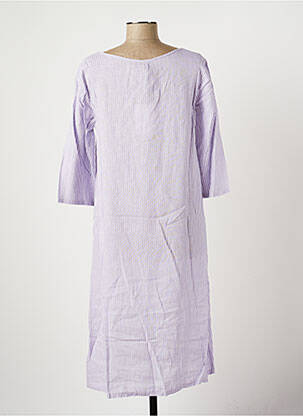 Pusilgių suknelė 3/4 rankovės 3/4 rankovės violetinis COUTURIST moteris