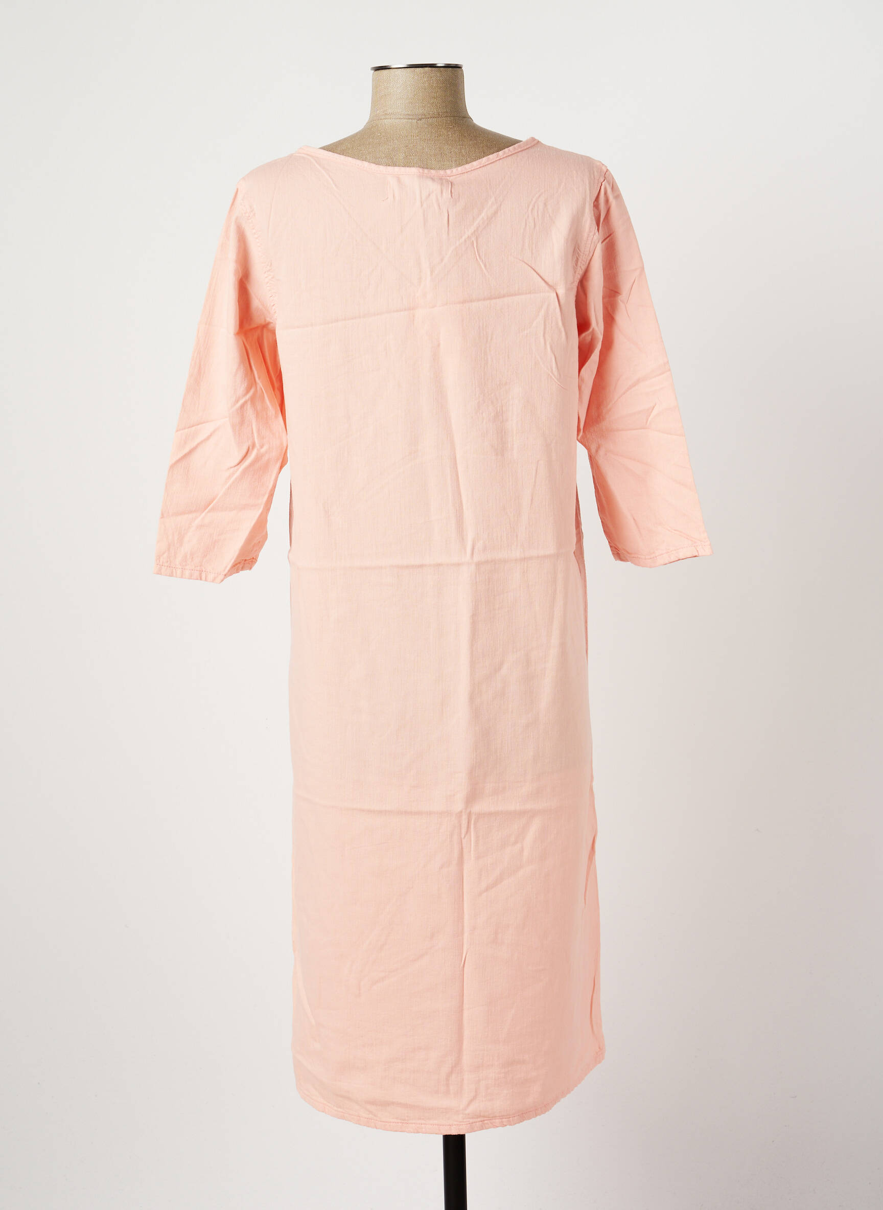 Pusilgių suknelė 3/4 rankovės 3/4 rankovės rožinė COUTURIST moteris