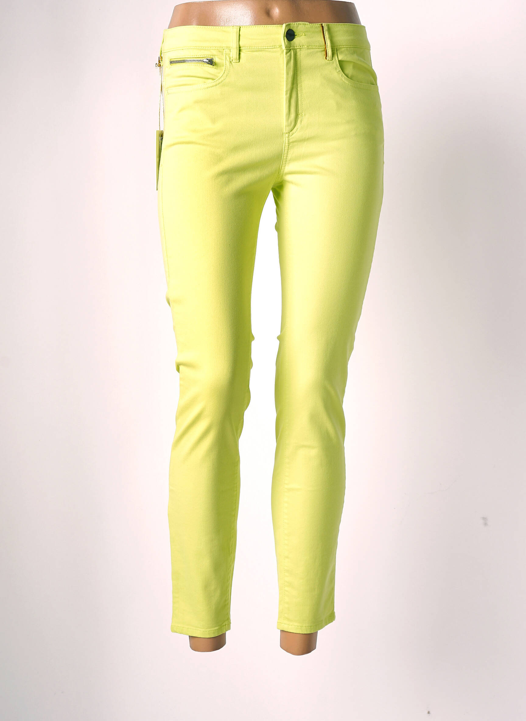 7/8 kelnės tamprumas žalias COUTURIST moteris