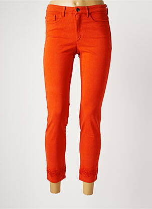 7/8 kelnės tamprumas normala dydis oranžinė DENIM &DRESS moteris