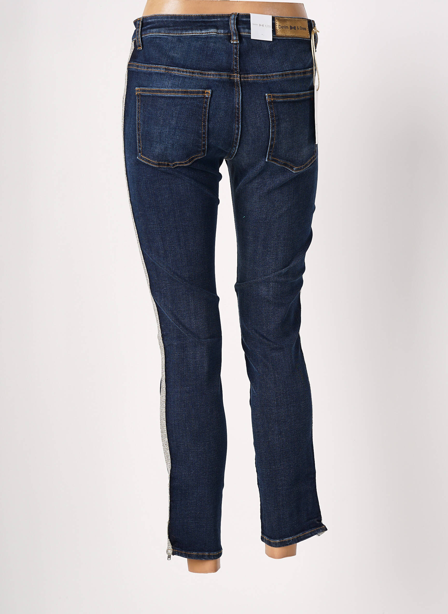 7/8 kelnės tamprumas normala dydis mėlyna DENIM &DRESS moteris