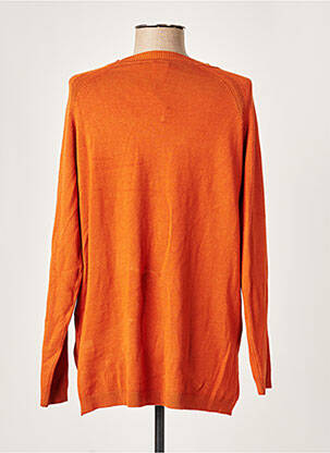 Megztinis col v ilgos rankovės oranžinė WNT COLLECTION moteris