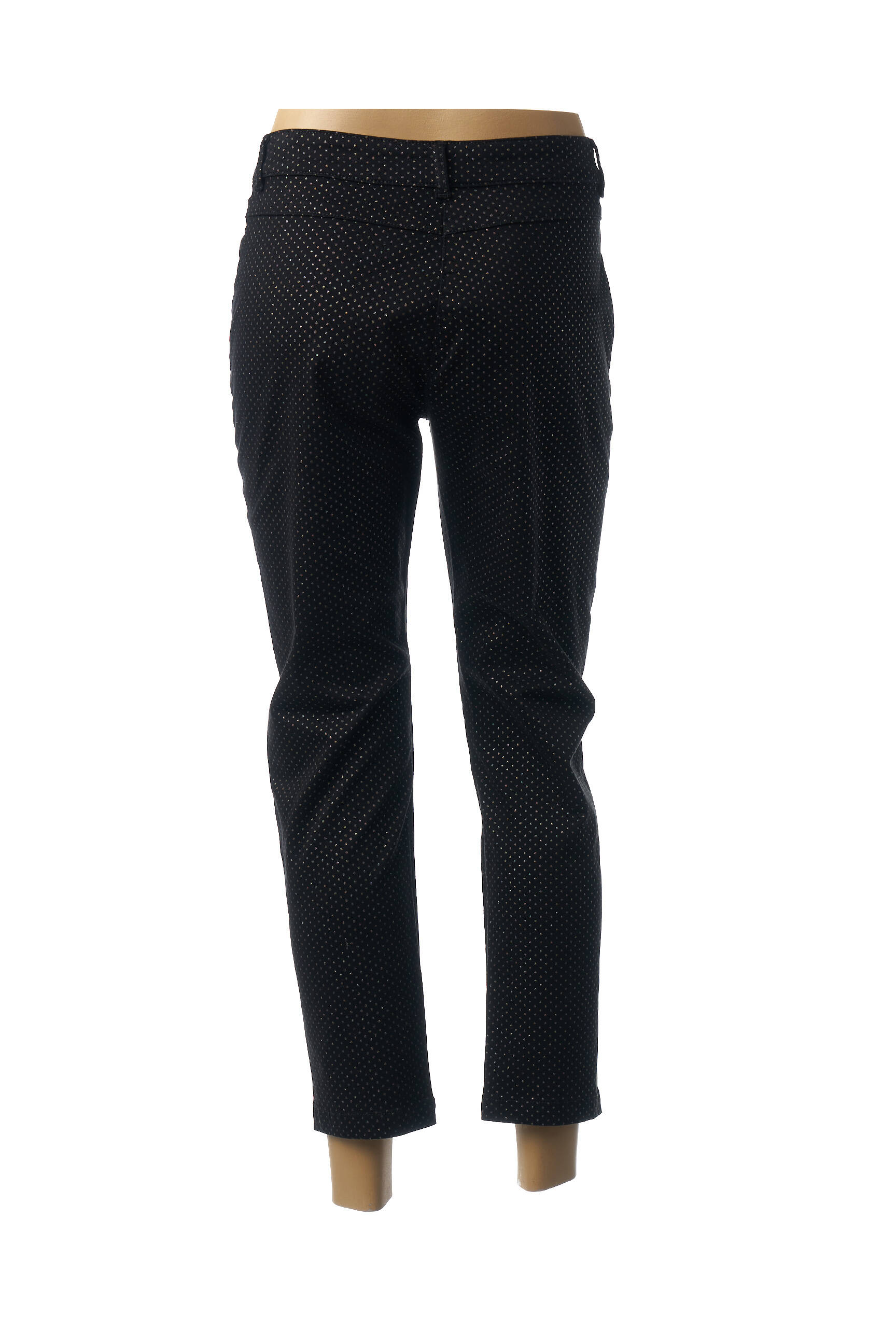 Pantalon aukšta talija aukšta talija juodas MADO ET LES AUTRES moteris