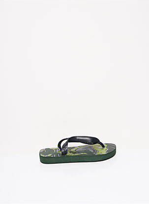 Šlepetės atvira pabaiga platforma žalias HAVAIANAS berniukas