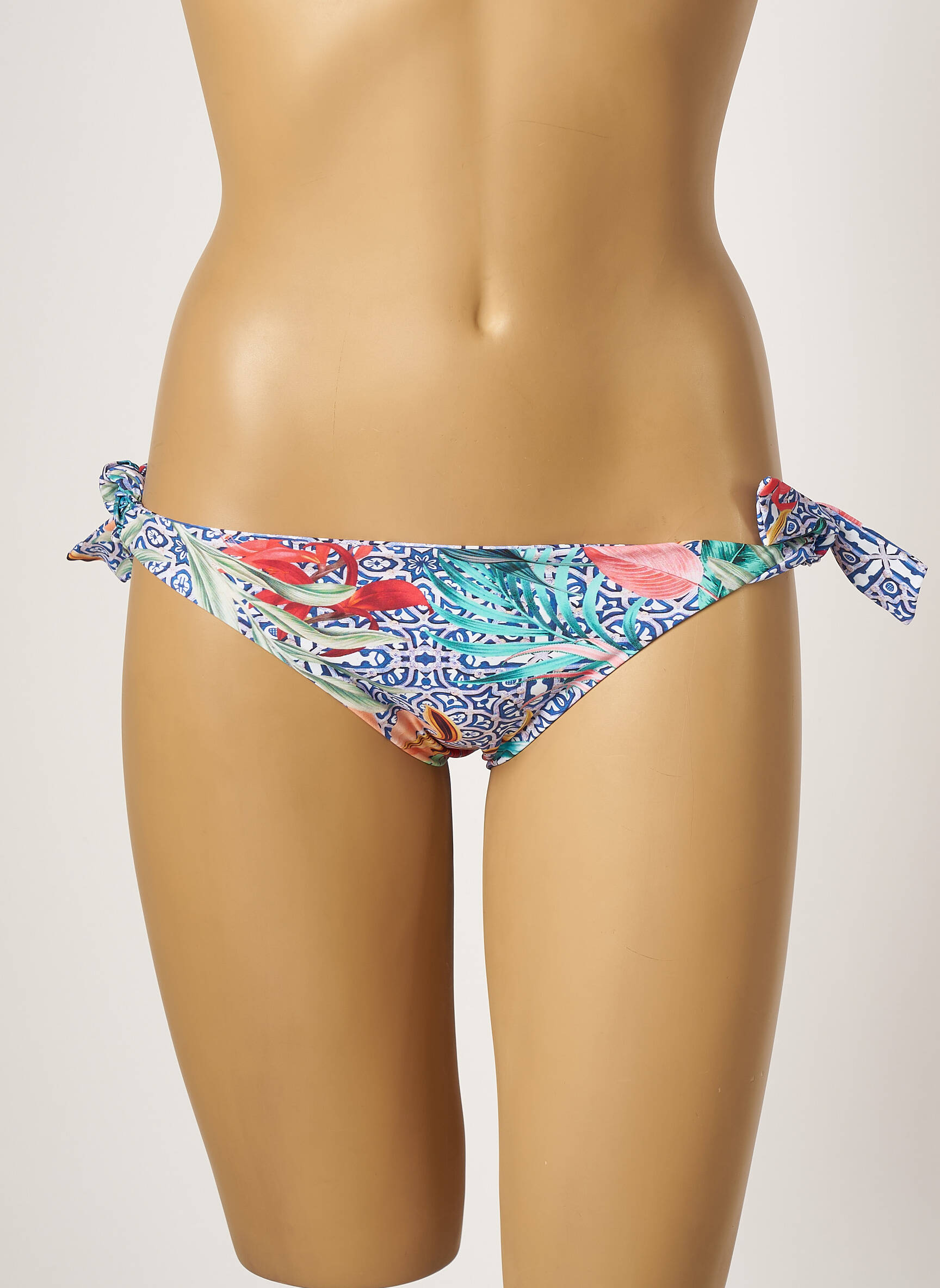 Maudymosi kelnaitės fantazijos raštas bikini mėlyna MOONTIDE moteris
