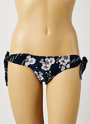 Maudymosi kelnaitės gėlių raštas bikini mėlyna SEAFOLLY moteris