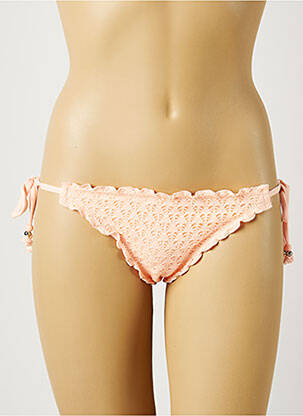 Maudymosi kelnaitės užsegimas su raišteliais bikini oranžinė SEAFOLLY moteris