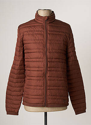 Pūkinė striukė kišenės be gobtuvų rudas JACK & JONES vyras