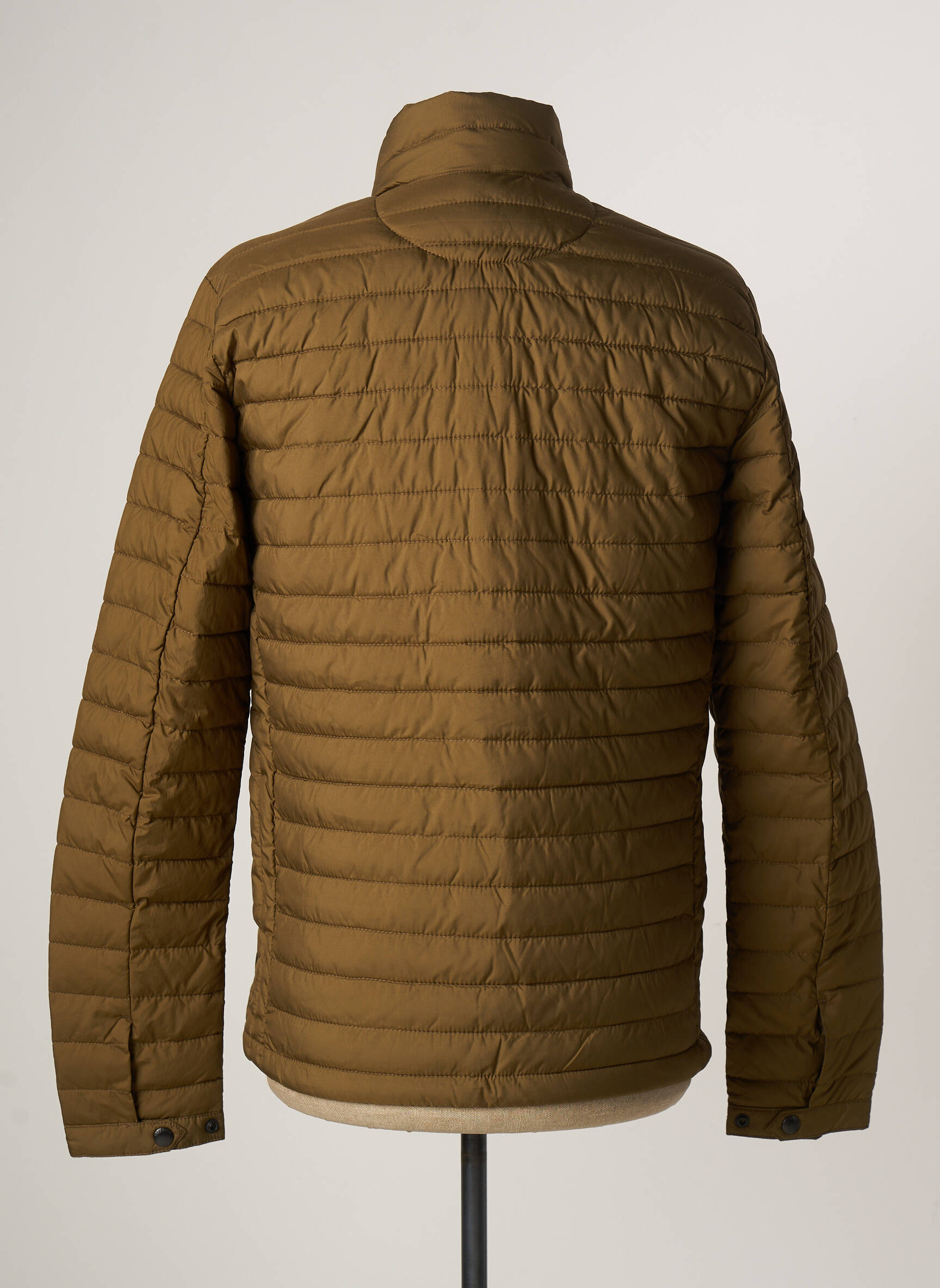 Pūkinė striukė ilgos rankovės su gobtuvu žalias JACK & JONES vyras