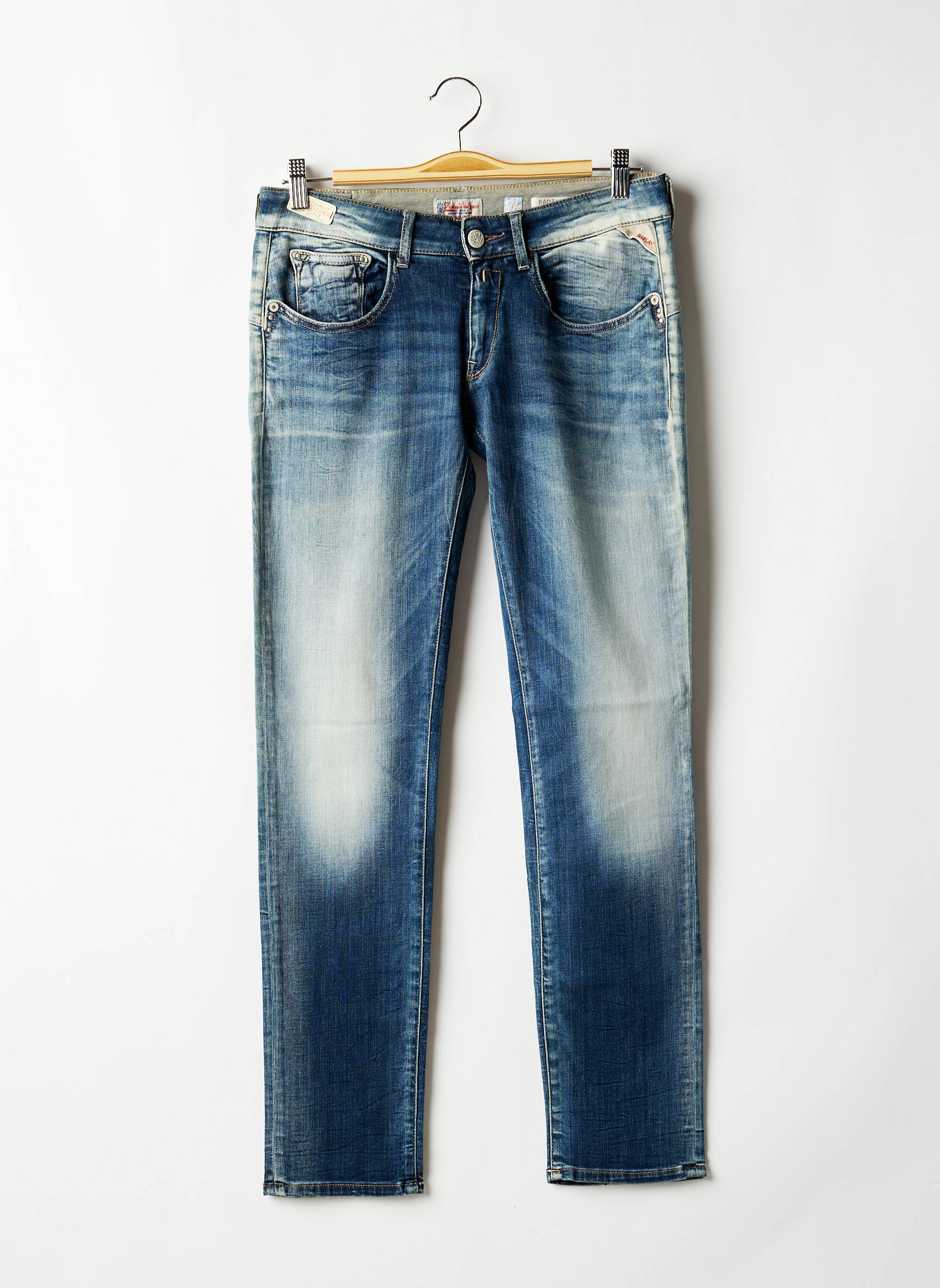 Lieknos džinsai lieknas maža dydžio mėlyna REPLAY moteris