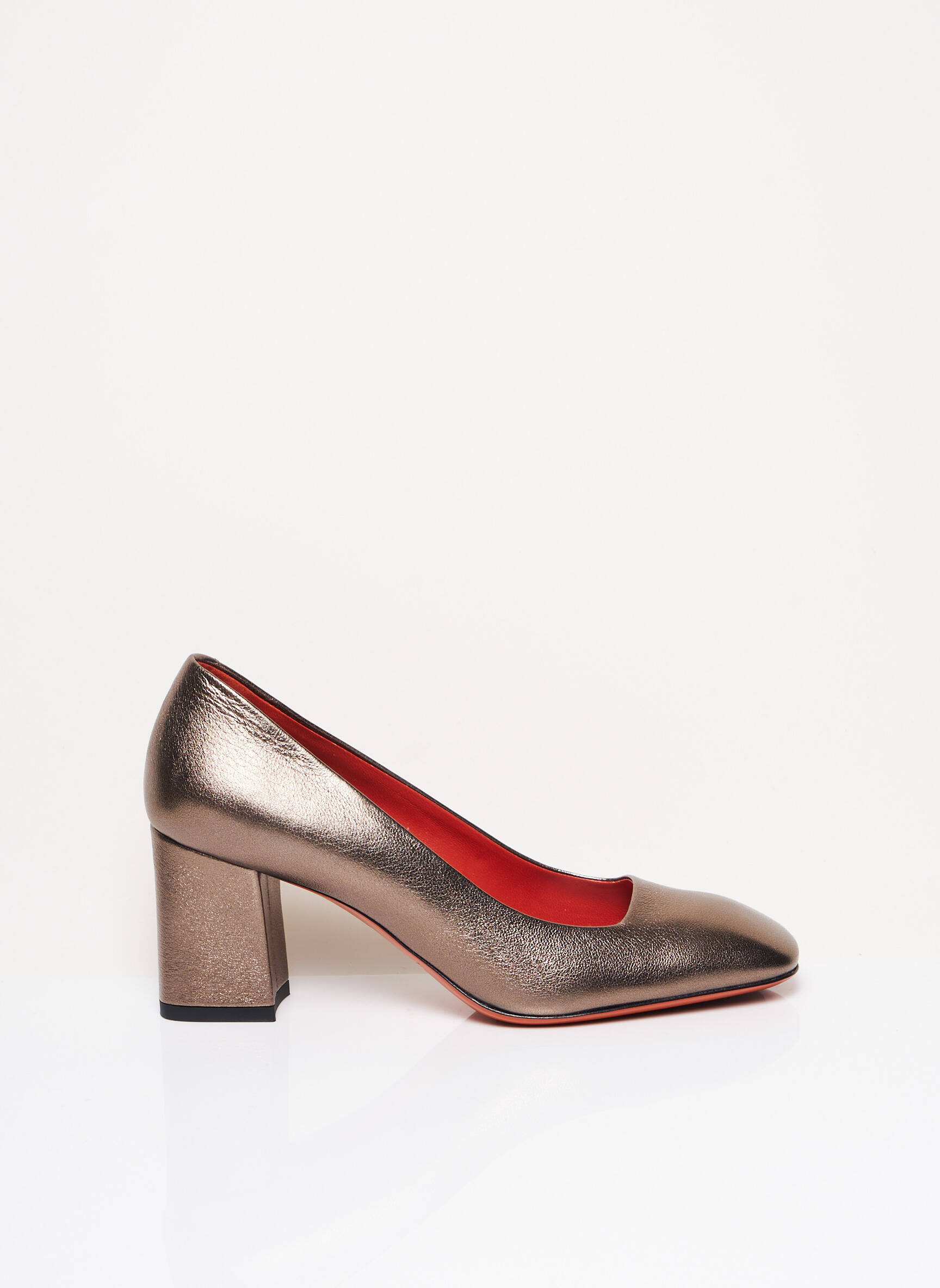 Aukštakulniai lygus medžiaga kulnas nuo 7 iki 9 cm rudas SANTONI moteris