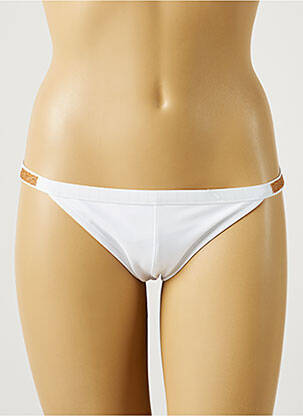 Maudymosi kelnaitės satino efektas bikini baltas VANITY FAIR moteris
