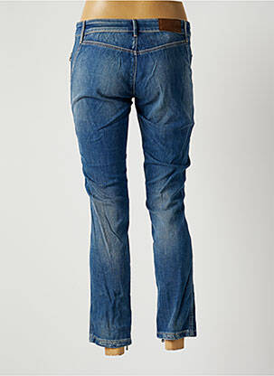 7/8 kelnės uždarymas su užtrauktuku po mygtuku uždengimu maža dydžio mėlyna NVY DENIM moteris