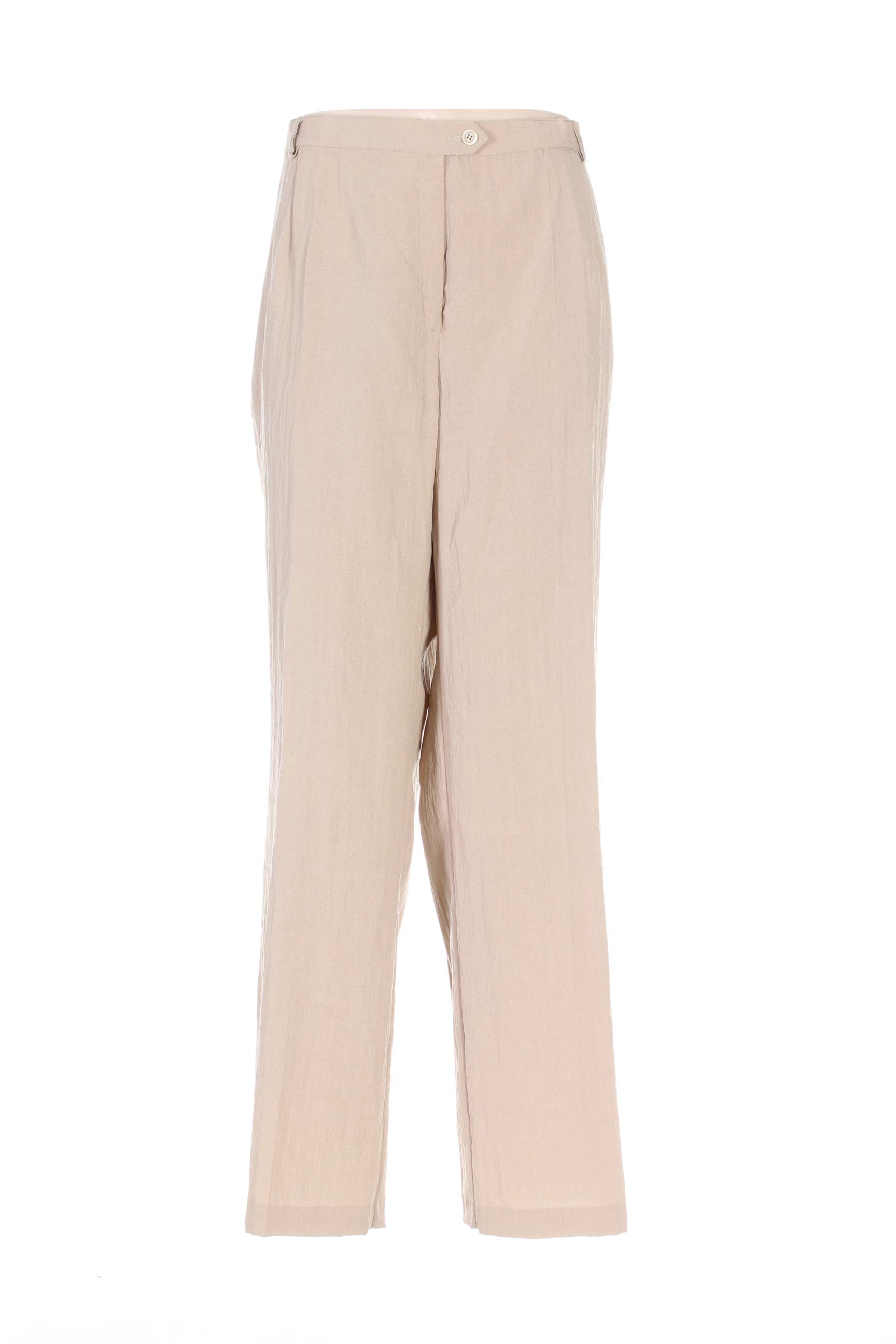 Pantalon tiesi kirpimas maža dydžio bežinis FRANK WALDER moteris