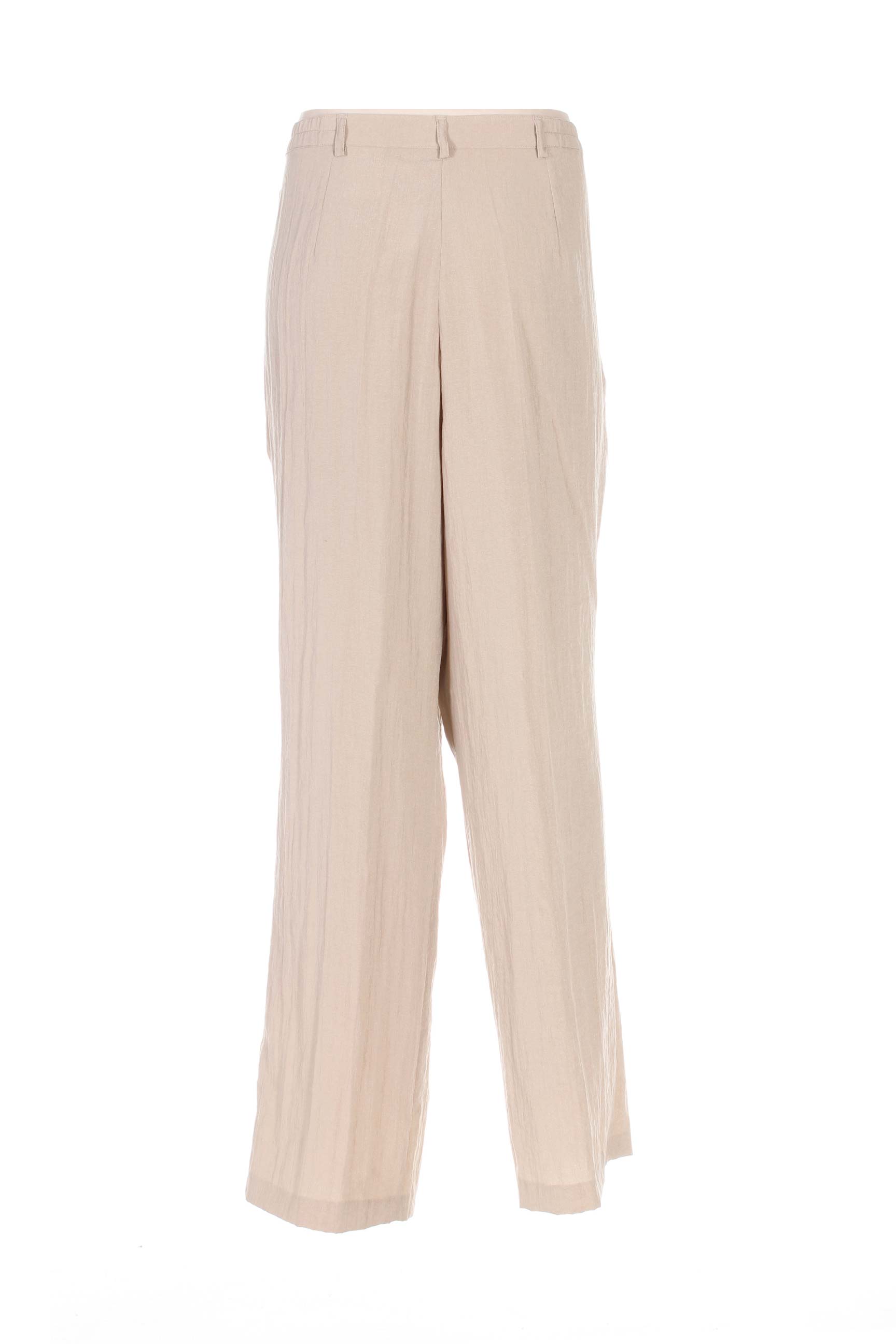 Pantalon tiesi kirpimas maža dydžio bežinis FRANK WALDER moteris