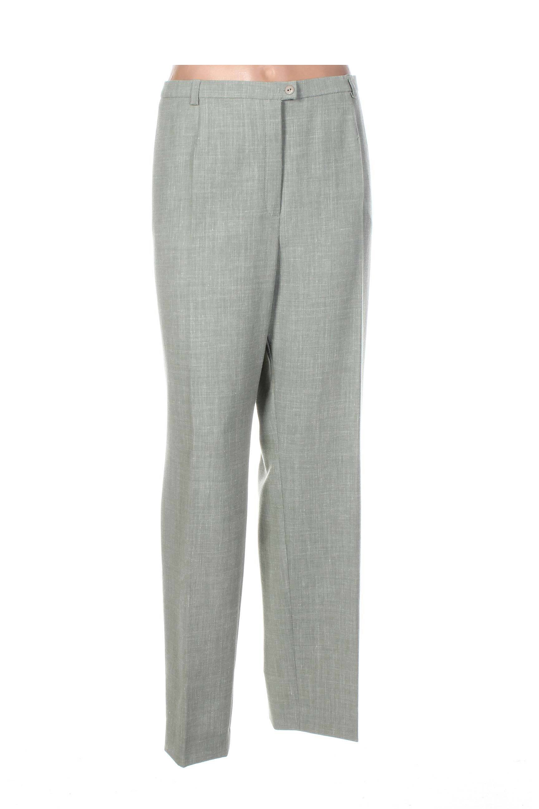 Pantalon tiesi kirpimas žalias WEINBERG moteris