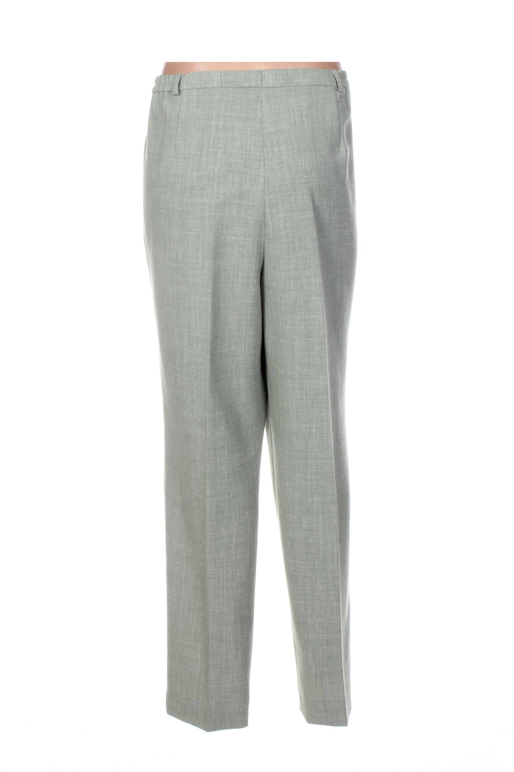 Pantalon tiesi kirpimas žalias WEINBERG moteris
