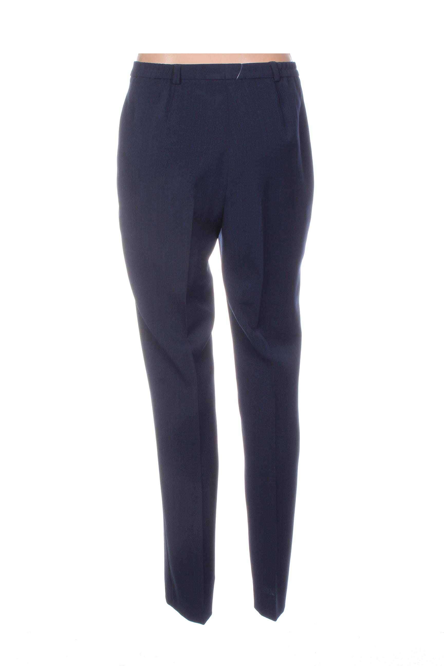 Pantalon uždarymas su užtrauktuku po mygtuku uždengimu mėlyna WEINBERG moteris