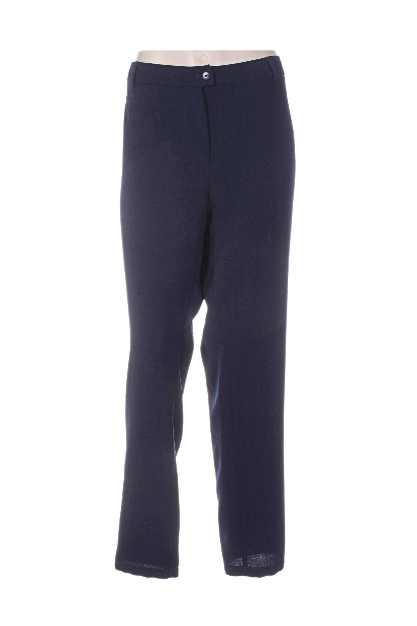 Pantalon uždarymas su užtrauktuku po mygtuku uždengimu normala dydis mėlyna WEINBERG moteris