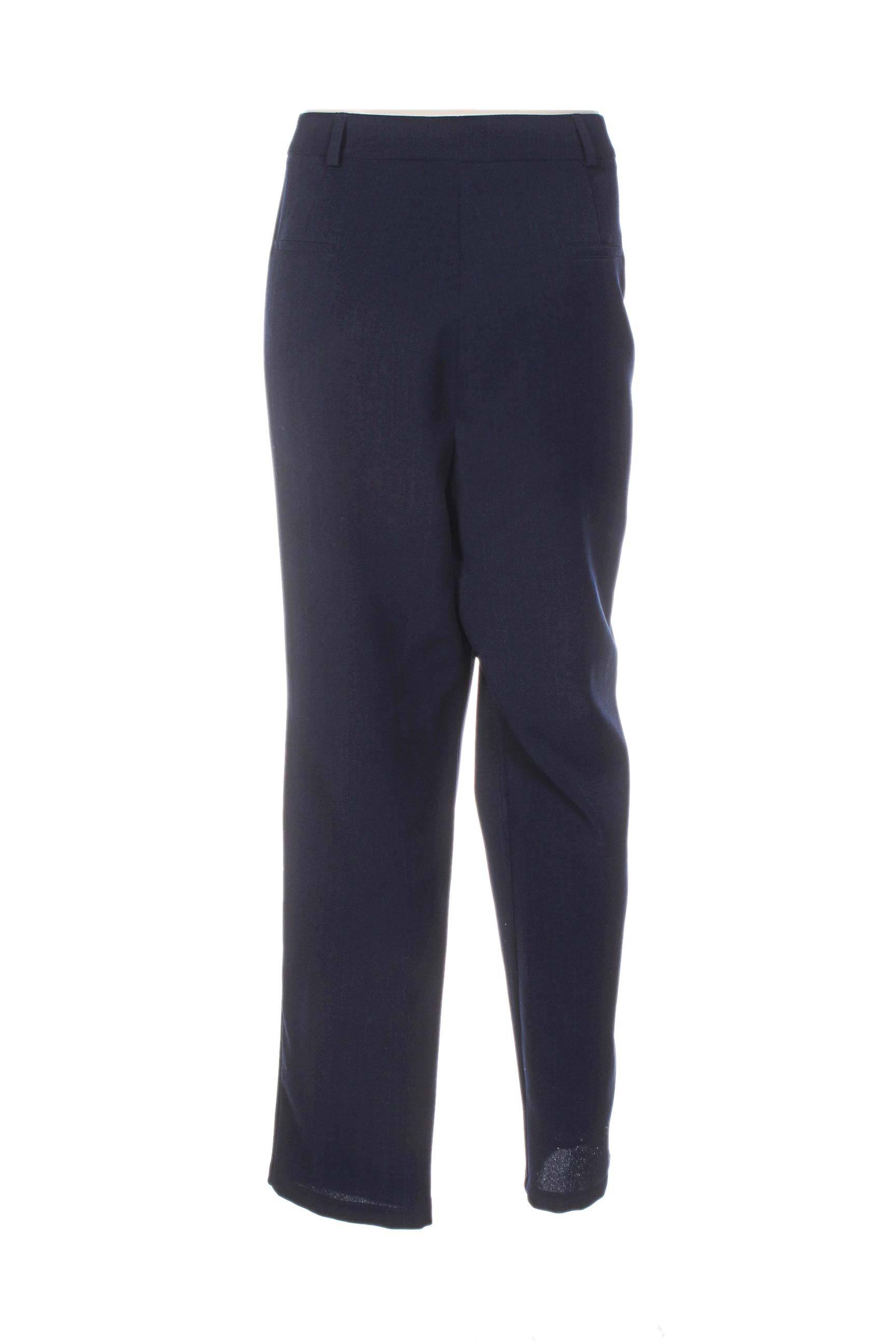Pantalon uždarymas su užtrauktuku po mygtuku uždengimu normala dydis mėlyna WEINBERG moteris